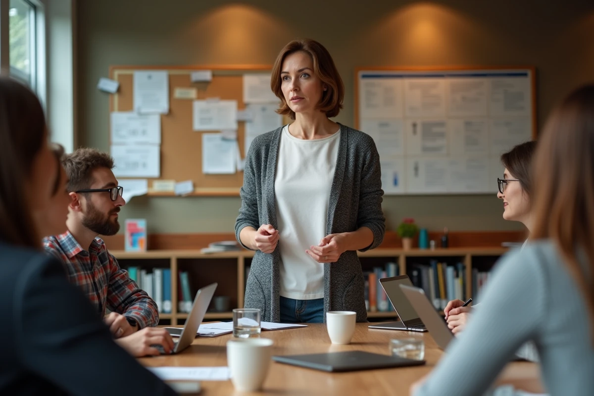 Femmes et hommes lors d